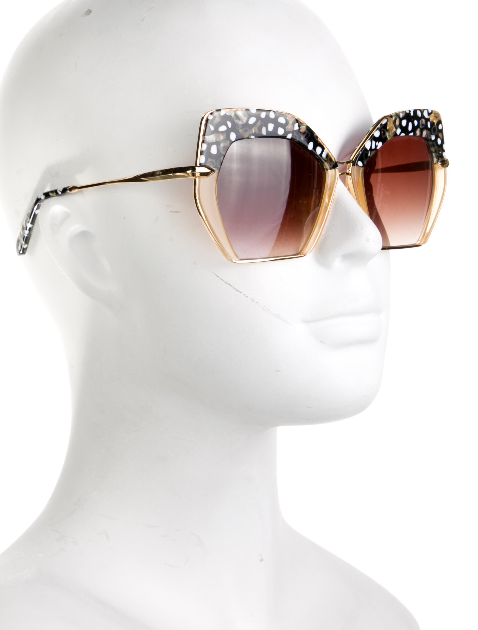 Krewe Oversize Gradient Sunglasses